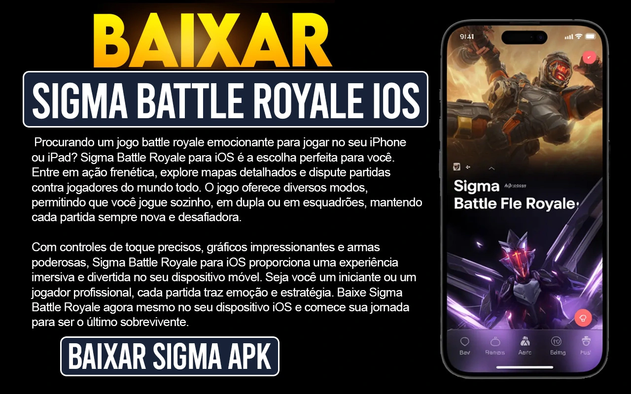 Sigma Battle Royale para iOS